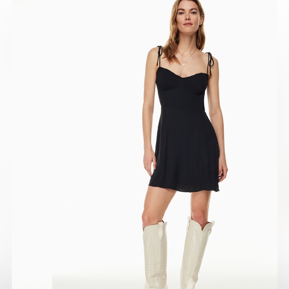 ARITZIA ‘Fable’ Black Mini Dress  • SM